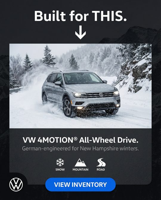 Volkswagen of Lebanon ad 2: The 4MOTION® Proof