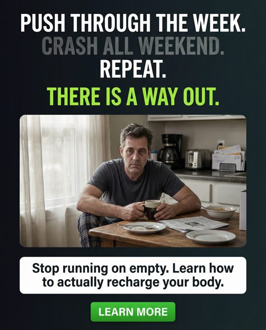 Ageless Energy ad 5: The "Push, Crash, Repeat" Ad